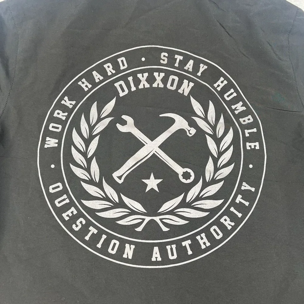 Dixxon Jacket Mens Medium Black Form And Function Snap‎ Button Windbreaker